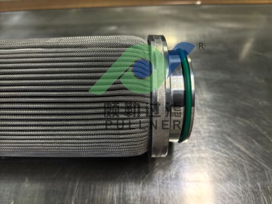 Tampão Final de Filtro Personalizado: Cartucho de Filtro Plissado de Aço Inoxidável 316L de 10 polegadas com Feltro de Fibra Sinterizada para Filtração Industrial de Alta Temperatura