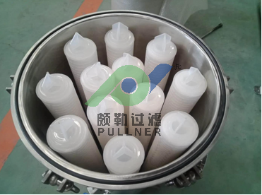 Casas de filtro de múltiplos cartuchos com certificado ISO SS304/316L para pré-tratamento de RO e tratamento industrial de águas