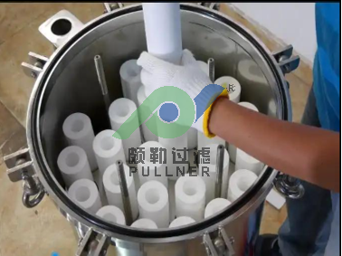 Casas de filtro de múltiplos cartuchos com certificado ISO SS304/316L para pré-tratamento de RO e tratamento industrial de águas
