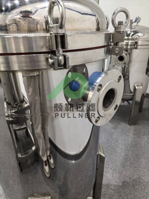 Capa do filtro de alto fluxo de múltiplos cartuchos SS304/316L certificado pela ISO para pré-tratamento de RO e tratamento industrial de águas