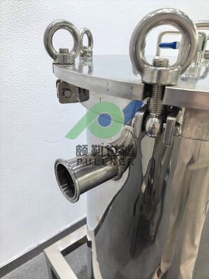 Capa do filtro de alto fluxo de múltiplos cartuchos SS304/316L certificado pela ISO para pré-tratamento de RO e tratamento industrial de águas