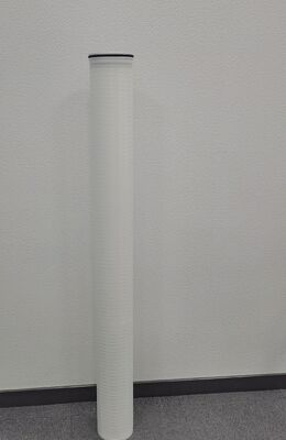 Cartucho de filtro de alto fluxo de 60 polegadas com filtração de 0,1um-100um e pressão de 2,5 bar para filtração de água